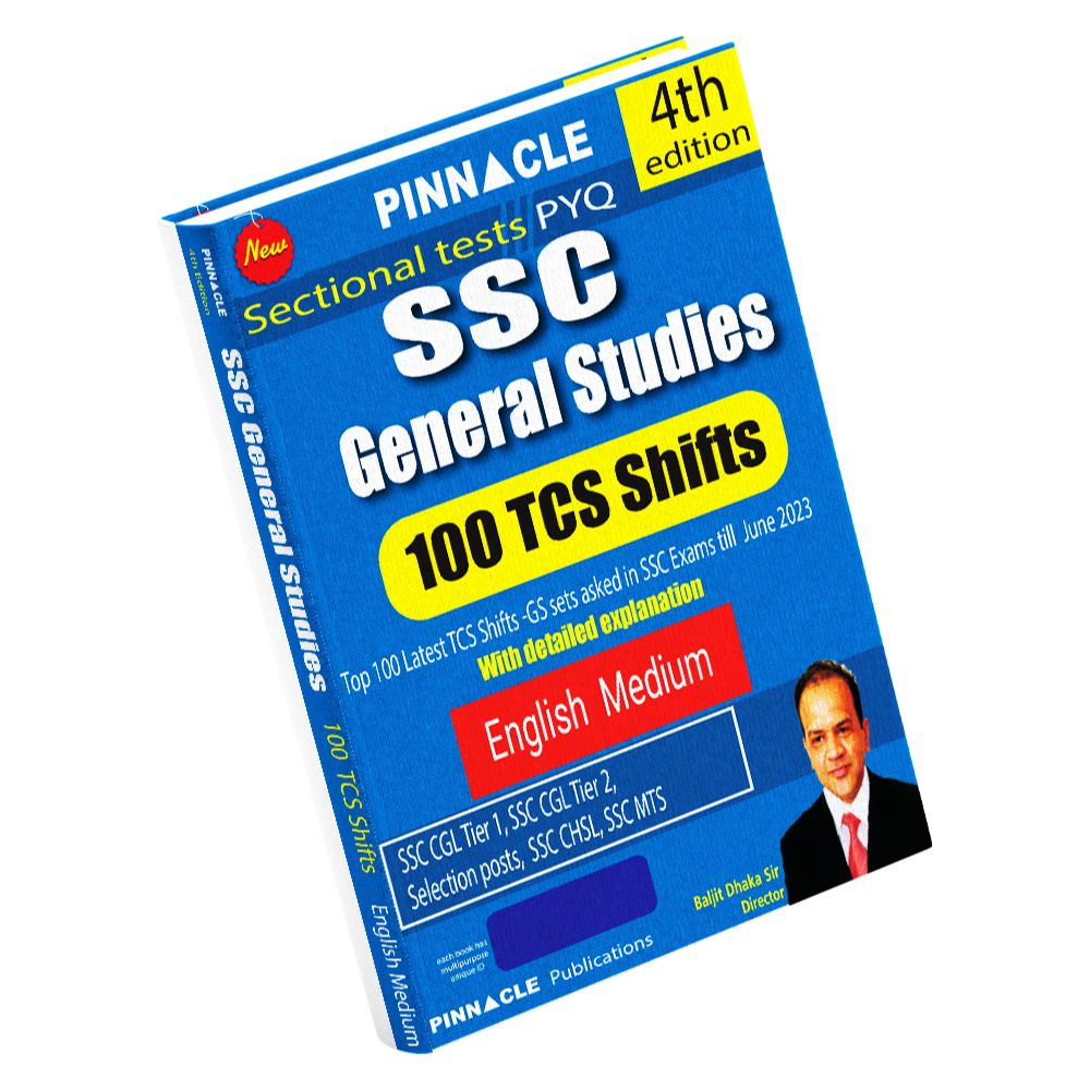 SSC General Studies 100 TCS Shifts with detailed explanation 4th edition english medium 